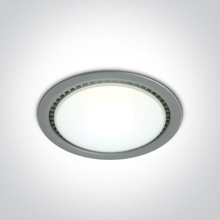 Χωνευτό LED Spot 28W 6000K Die Cast Γκρι IP20 230V