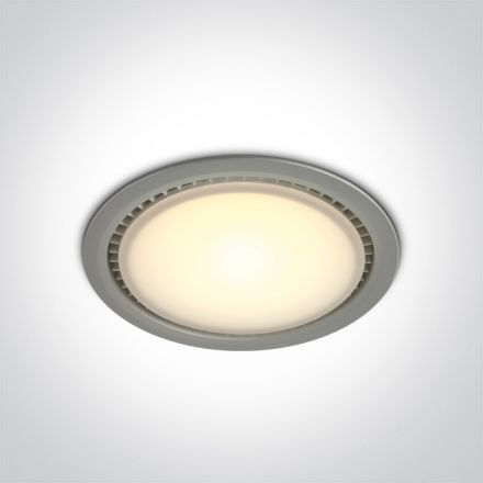 Χωνευτό LED Spot 28W 3000K Die Cast Γκρι IP20 230V