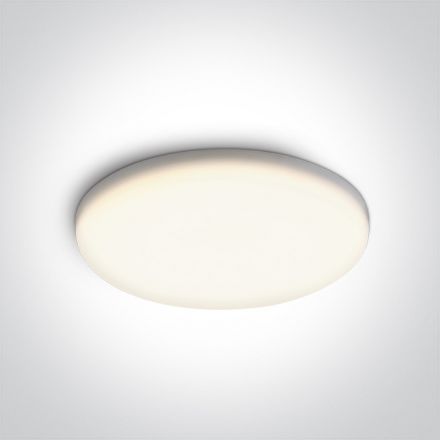 Στρογγυλό Χωνευτό LED Spot 30W SMD 4000K 120° Frameless Die Cast Λευκό IP65 230V