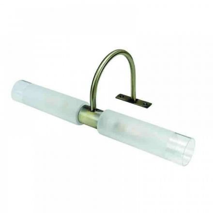 InLight Επιτοίχιο Φωτιστικό LED 2XG9 Οξυντέ Μέταλλο και Αμμοβολή Γυαλί D:31,5cm (1046-Οξυντέ)