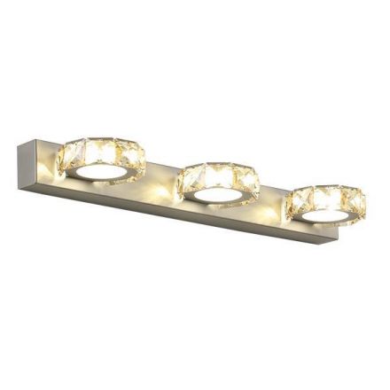 Φωτιστικό Μπάνιου LED 9W 4000Κ Οβάλ 3Φ 460X50X116 Νίκελ
