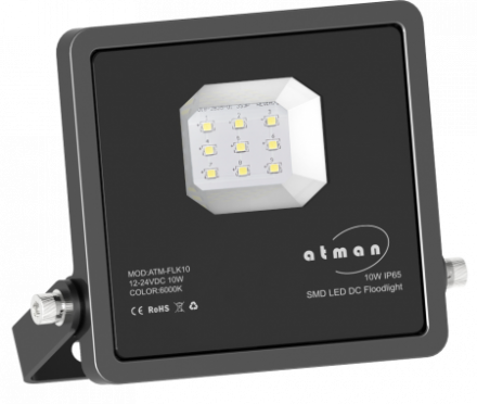 Προβολέας LED SMD 10W 12/24V DC (Σειρά Κ) 6000K