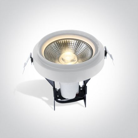 Spot LED E27 PAR30 Λευκό Die Cast IP20 100-240V