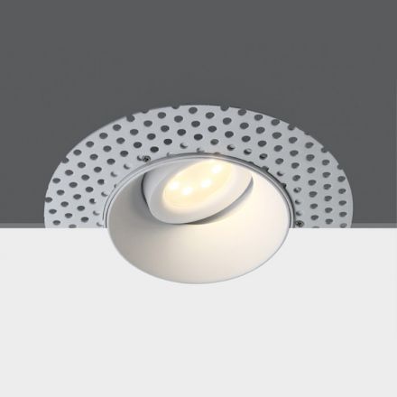 One Light Trimless LED Spot GU10 MR16 100-240V Αλουμίνιο Λευκό Dark Light 11105UTR