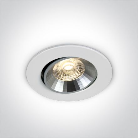 Χωνευτό Ρυθμιζόμενο LED Spot 9,2W 3000K 38° Πλαστικό 230V