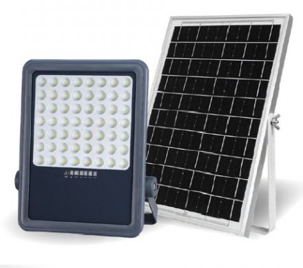 Προβολέας Ηλιακός LED 200W 6500K Μαύρος 