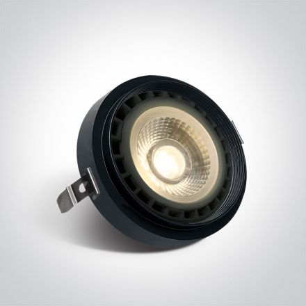 Spot LED GU10 R111 Μαύρο Die Cast IP20 100-240V