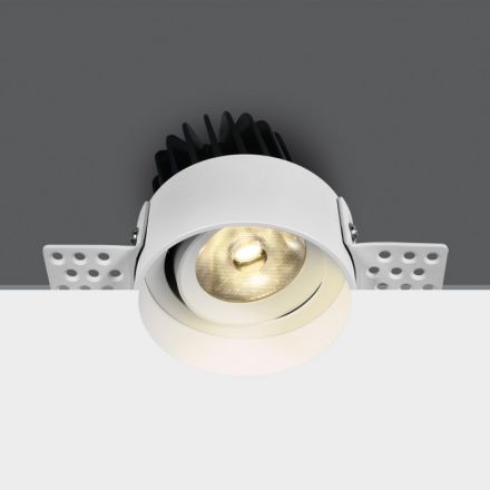 Χωνευτό Spot COB LED 12W 3000K 38° Trimless Αλουμίνιο IP20
