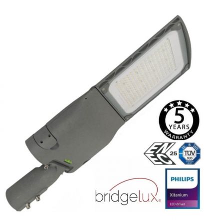 Φωτιστικό Δρόμου Philips Driver Και Bridgelux Chip 100W 4000K