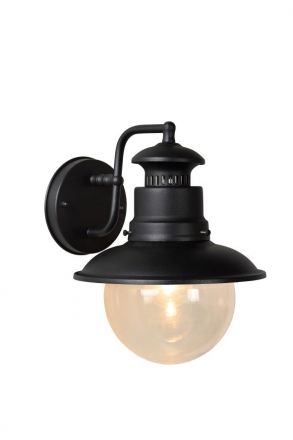 FIGO - Επίτοιχο Φωτιστικό Outdoor - Ø 21,3 cm - 1xE27 - IP44 - Black