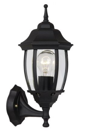 TIRENO - Επίτοιχο Φωτιστικό Outdoor - 1xE27 - IP44 - Black 60W