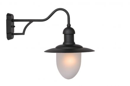 ARUBA - Επίτοιχο Φωτιστικό Outdoor - Ø 25 cm - 1xE27 - IP44 - Black