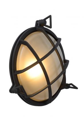 DUDLEY - Επίτοιχο Φωτιστικό Outdoor - Ø 25 cm - 1xE27 - IP44 - Black