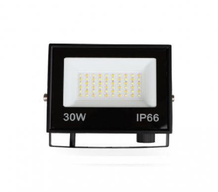 Προβολέας 30W 12V-24V CCT Μαύρος