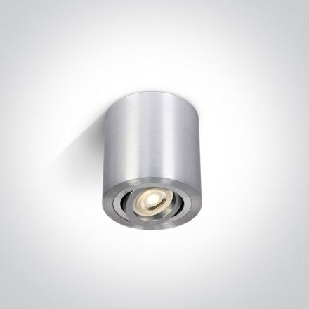 One Light Στρογγυλό Σποτ LED GU10 MR16 Αλουμίνιο 100-240V Ρυθμιζόμενο