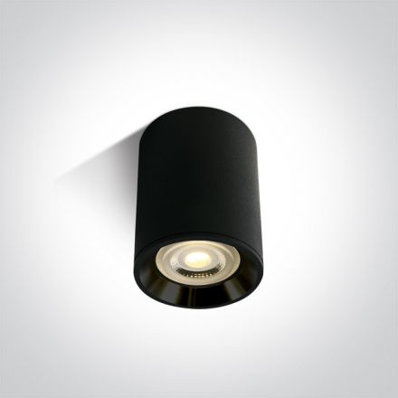 One Light Σποτ LED GU10 MR16 Αλουμίνιο Μαύρο 100-240V Dark Light