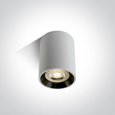 One Light Σποτ LED GU10 MR16 Αλουμίνιο Λευκό/Μαύρο 100-240V Dark Light
