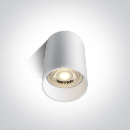 One Light Σποτ LED GU10 MR16 Αλουμίνιο Λευκό 100-240V Dark Light 12105E
