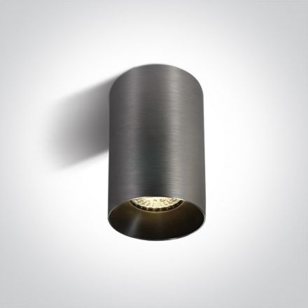 One Light Spot LED GU10 MR16 Αλουμίνιο Metal Grey Χωρίς Reflector 100-240V Dark Light