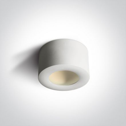 One Light Spot Οροφής SMD LED 8W 3000K Αλουμίνιο 230V Λευκό Dark Light