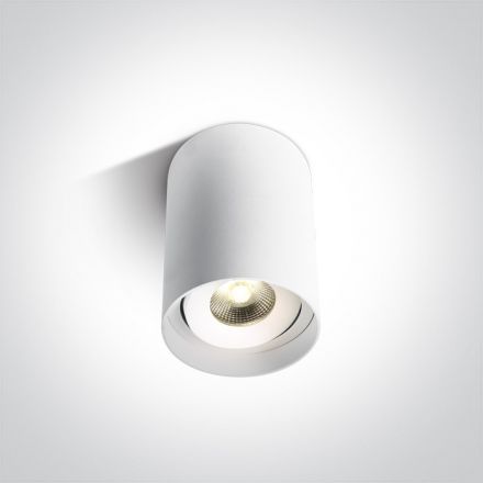 One Light Spot Οροφής COB LED 10W Die Cast 100-240V Λευκό