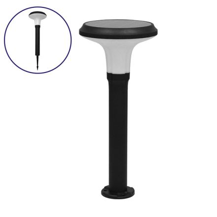 VEGGIE Ηλιακό Κολωνάκι Κήπου 60cm LED 10W με Ανιχνευτή Κίνησης και Αισθητήρα Νυχτός - 6000K