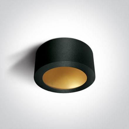 One Light Spot Οροφής SMD LED 16W 3000K Αλουμίνιο 230V Μαύρο Dark Light