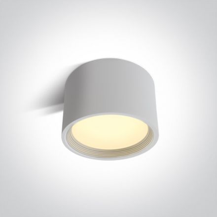 One Light Spot Οροφής SMD LED 25W 3000K Αλουμίνιο 230V Λευκό