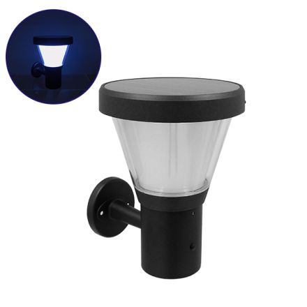 SOLARTIS Ηλιακό Φωτιστικό Τοίχου 24x32x28cm LED 10W με Αισθητήρα Νυχτός - 6000K - Αυτόνομο - IP65