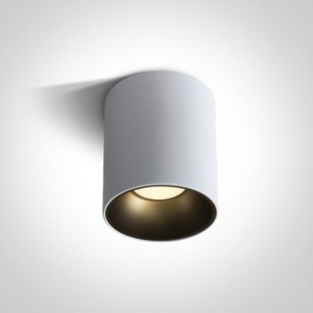 One Light Spot Οροφής COB LED 30W 3000K 45° Die Cast Λευκό 230V Dark Light