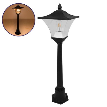 Φωτιστικό Κολωνάκι Κήπου - 32x32x109cm με Βάση E27 230V - IP65
