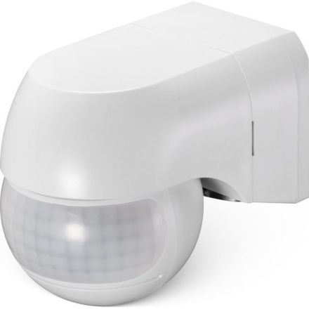 GEYER Επίτοιχος Ανιχνευτής Κίνησης IR 1200W 220° 12m IP44 Λευκός