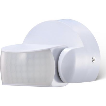 GEYER Επίτοιχος Ανιχνευτής Κίνησης IR 1200W 180° 12m IP65 Λευκός
