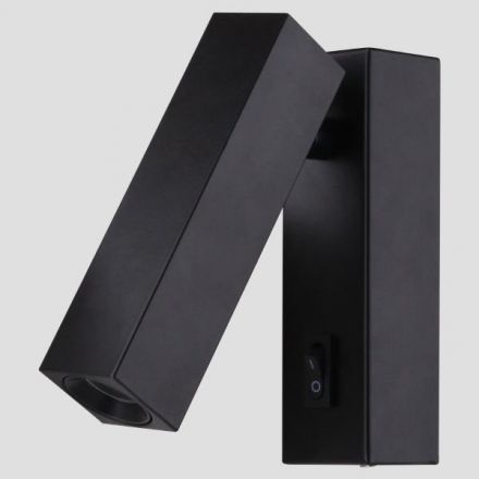 Απλίκα Τοίχου ΕΣΩΤΕΡΙΚΗ LED 3W 3000Κ ALK01 Μαύρη