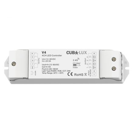 Cubalux Ελεγκτής Simplicity Πολλαπλών Λειτουργιών 4X5A DIM/RGB/RGBW/CCT