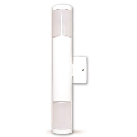 LightUp Επίτοιχη Απλίκα Διπλού Φωτισμού Με Plexiglass 2xGU10 IP64