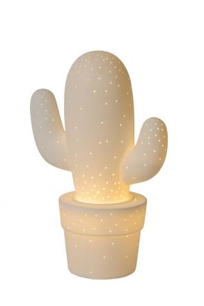 CACTUS - Επιτραπέζιο Φωτιστικό - Ø 20 cm - 1xE14 - White