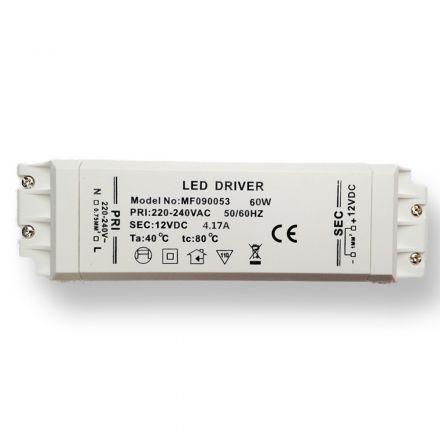 Lucas Τροφοδοτικό Λεντοταινίας 60W Κλειστού Τύπου