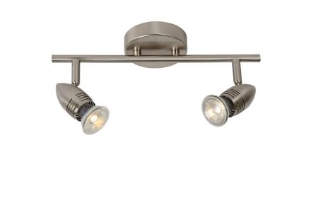 CARO-LED - Spot Οροφής - LED - GU10 - 2x5W 2700K - Satin Chrome