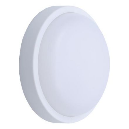 Φωτιστικό Τοίχου Στρογγυλό LED 18W Φ200X55 6500K IP54 Λευκό PLUS Arte Illumina