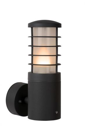 SOLID - Επίτοιχο Φωτιστικό Outdoor - Ø 9 cm - 1xE27 - IP54 - Anthracite