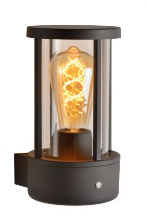 LORI - Επίτοιχο Φωτιστικό Outdoor - Ø 12 cm - 1xE27 - IP44 - Anthracite