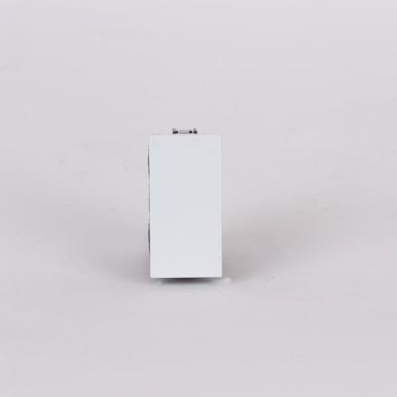Διακοπτης 1 Modules Απλος Λευκος