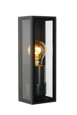DUKAN - Επίτοιχο Φωτιστικό Outdoor - 1xE27 - IP65 - Black