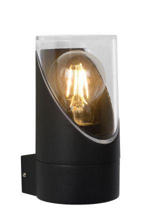 NORMAN - Επίτοιχο Φωτιστικό Outdoor - Ø 9 cm - 1xE27 - IP65 - Black