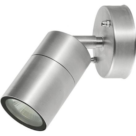 GEYER Επίτοιχο Σποτ 1xGU10 146A IP44 Inox