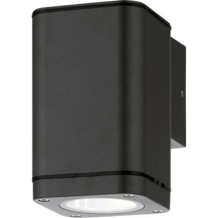 GEYER Επίτοιχο Σποτ 1xGU10 1842A IP54 Μαύρο