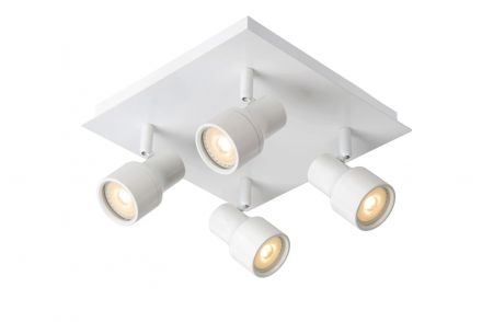 SIRENE-LED - Spot Οροφής Bathroom - Ø 10 cm - LED Dim. - GU10 - 4x5W 3000K - IP44 - White
