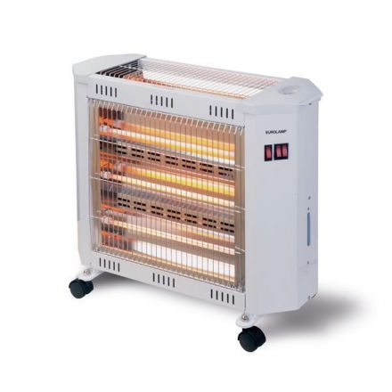 Θερμάστρα Χαλαζία 2400W Λευκή Με Ανεμιστήρα και Υγραντήρα