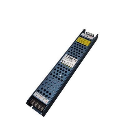 Τροφοδοτικό Μεταλλικό Slim 12V DC Dimming (1-10V) 200W IP20